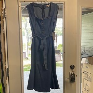 Eva Mendes Jean dress